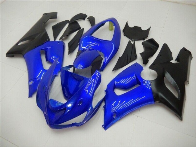 Buy 2005-2006 Blue Kawasaki ZX6R Bike Fairings UK Buy 2005-2006 Blue Kawasaki ZX6R Bike Fairings UK