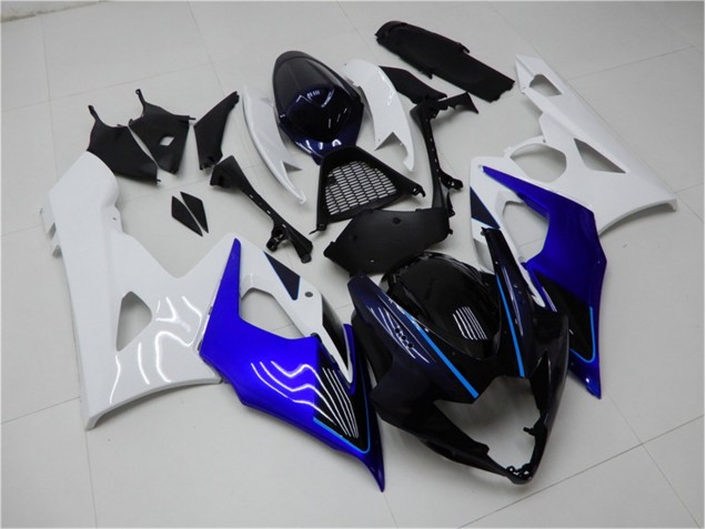 Buy 2005-2006 Blue White Suzuki GSXR 1000 Motorcycle Fairing Kits UK Buy 2005-2006 Blue White Suzuki GSXR 1000 Motorcycle Fairing Kits UK