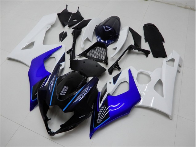 Buy 2005-2006 Blue White Suzuki GSXR 1000 Motorcycle Fairing Kits UK Buy 2005-2006 Blue White Suzuki GSXR 1000 Motorcycle Fairing Kits UK