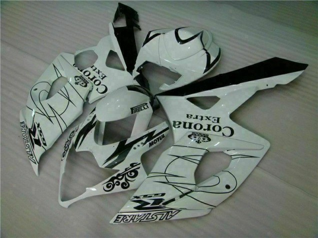 Buy 2005-2006 White Suzuki GSXR 1000 Motorbike Fairing Kits UK Buy 2005-2006 White Suzuki GSXR 1000 Motorbike Fairing Kits UK