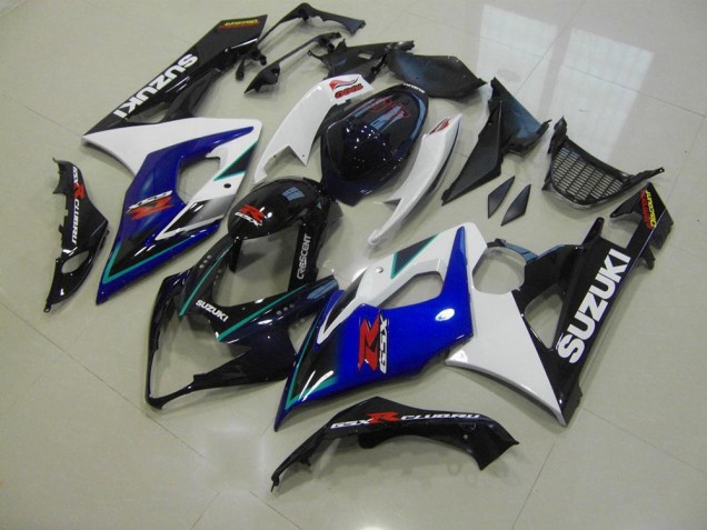Buy 2005-2006 Blue White Suzuki GSXR 1000 Motorcycle Fairings Kit UK Buy 2005-2006 Blue White Suzuki GSXR 1000 Motorcycle Fairings Kit UK