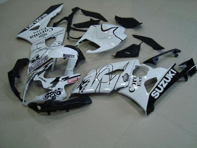 Buy 2005-2006 White Corona Suzuki GSXR 1000 Motorcycle Replacement Fairings UK Buy 2005-2006 White Corona Suzuki GSXR 1000 Motorcycle Replacement Fairings UK