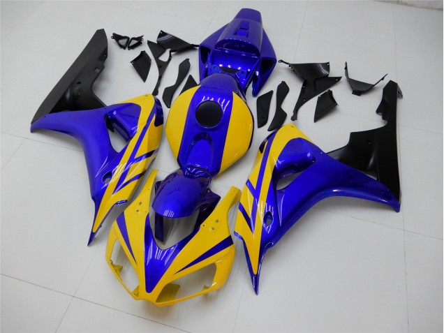 Buy 2006-2007 Yellow Blue Honda CBR1000RR Replacement Motorcycle Fairings UK Buy 2006-2007 Yellow Blue Honda CBR1000RR Replacement Motorcycle Fairings UK