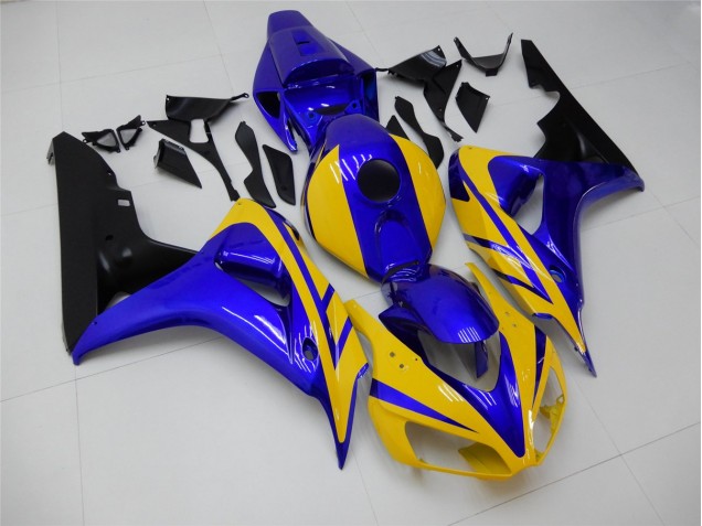 Buy 2006-2007 Yellow Blue Honda CBR1000RR Replacement Motorcycle Fairings UK Buy 2006-2007 Yellow Blue Honda CBR1000RR Replacement Motorcycle Fairings UK