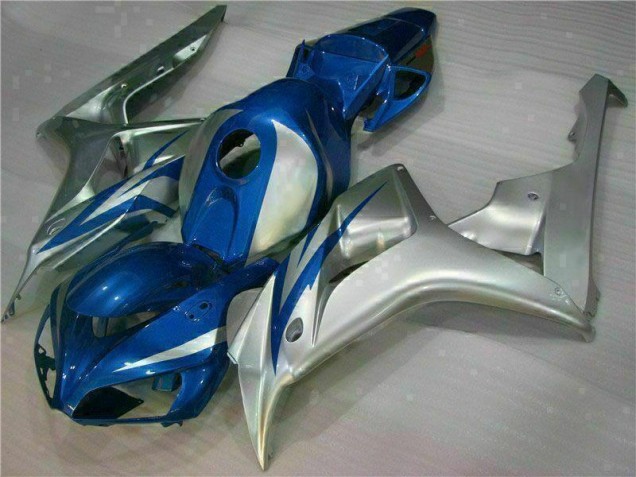 Buy 2006-2007 Blue Silver Honda CBR1000RR Motorcycle Fairings Kits UK Buy 2006-2007 Blue Silver Honda CBR1000RR Motorcycle Fairings Kits UK