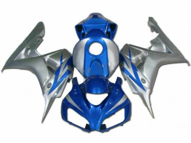 Buy 2006-2007 Blue Silver Honda CBR1000RR Motorcycle Fairings Kits UK