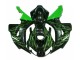 Buy 2006-2007 Green Flame Black Honda CBR1000RR Moto Fairings UK