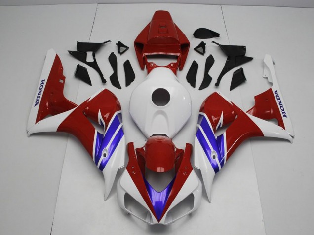 Buy 2006-2007 Blue Red and White Honda CBR1000RR Replacement Fairings UK Buy 2006-2007 Blue Red and White Honda CBR1000RR Replacement Fairings UK