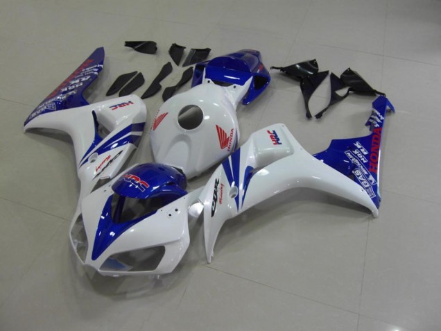 Buy 2006-2007 Pearl White Blue Honda CBR1000RR Motorcycle Fairings Kits UK Buy 2006-2007 Pearl White Blue Honda CBR1000RR Motorcycle Fairings Kits UK