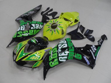 Buy 2006-2007 Yellow Green Rossi Honda CBR1000RR Motor Fairings UK
