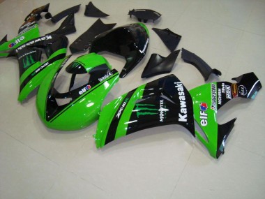 Buy 2006-2007 Green Monster Race Kawasaki ZX10R Motorcycle Fairings Kit UK