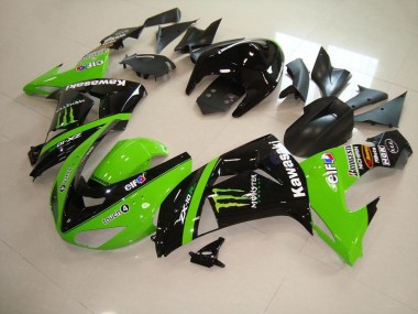 Buy 2006-2007 Green Monster Kawasaki ZX10R Motorcylce Fairings UK