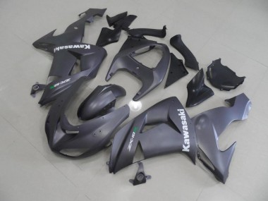 Buy 2006-2007 Grey with White Decals Kawasaki ZX10R Motor Bike Fairings UK