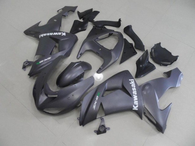 Buy 2006-2007 Grey with White Decals Kawasaki ZX10R Motor Bike Fairings UK