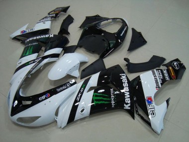 Buy 2006-2007 White Monster Kawasaki ZX10R Motorcycle Bodywork UK