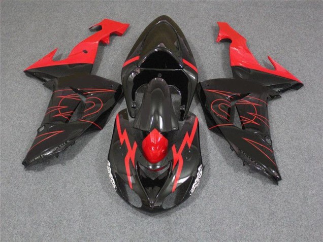 Buy 2006-2007 Black Red Kawasaki ZX10R Motorcycle Fairings UK Buy 2006-2007 Black Red Kawasaki ZX10R Motorcycle Fairings UK