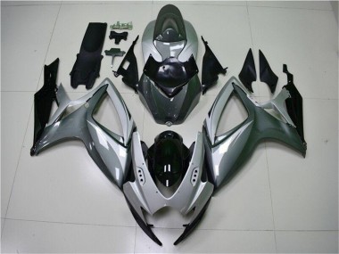 Buy 2006-2007 Silver Grey Suzuki GSXR 600/750 Motorcycle Replacement Fairings UK