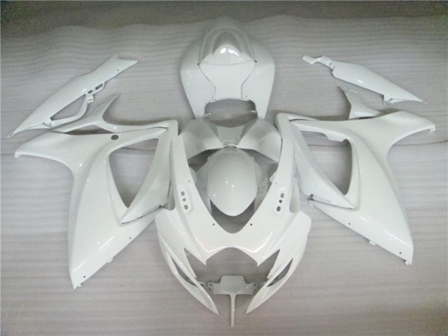 Buy 2006-2007 Pearl White Suzuki GSXR 600/750 Motorbike Fairing UK Buy 2006-2007 Pearl White Suzuki GSXR 600/750 Motorbike Fairing UK
