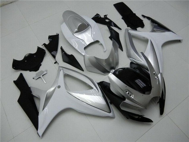Buy 2006-2007 Silver Suzuki GSXR 600/750 Motorcycle Fairings Kits UK Buy 2006-2007 Silver Suzuki GSXR 600/750 Motorcycle Fairings Kits UK