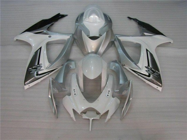 Buy 2006-2007 White Silver Suzuki GSXR 600/750 Motorcycle Fairing UK Buy 2006-2007 White Silver Suzuki GSXR 600/750 Motorcycle Fairing UK