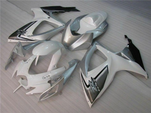 Buy 2006-2007 White Silver Suzuki GSXR 600/750 Bike Fairings UK Buy 2006-2007 White Silver Suzuki GSXR 600/750 Bike Fairings UK