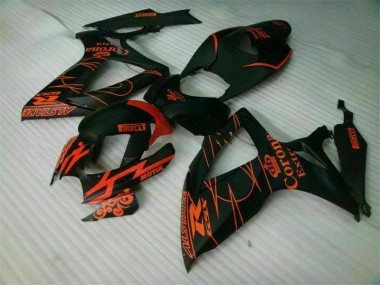 Buy 2006-2007 Black Suzuki GSXR 600/750 Motorcycle Fairings Kits UK