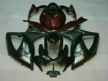 Buy 2006-2007 Black Red Suzuki GSXR 600/750 Motorcycle Fairings UK