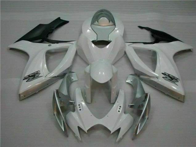 Buy 2006-2007 White Silver Suzuki GSXR 600/750 Motorcycle Fairing Kit UK Buy 2006-2007 White Silver Suzuki GSXR 600/750 Motorcycle Fairing Kit UK