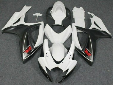 Buy 2006-2007 White Suzuki GSXR 600/750 Motorcycle Fairing Kits UK