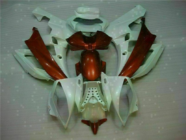 Buy 2006-2007 White Brown Yamaha YZF R6 Motorcylce Fairings UK Buy 2006-2007 White Brown Yamaha YZF R6 Motorcylce Fairings UK