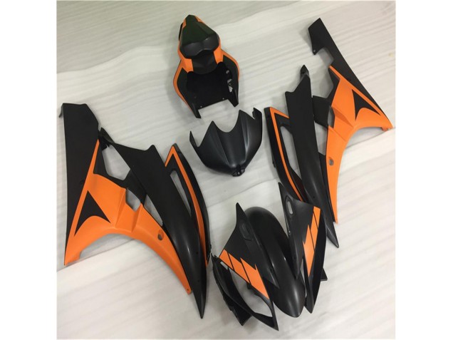 Buy 2006-2007 Orange Black Yamaha YZF R6 Bike Fairings UK