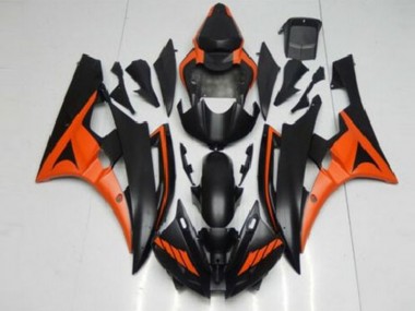 Buy 2006-2007 Orange Black Yamaha YZF R6 Bike Fairings UK