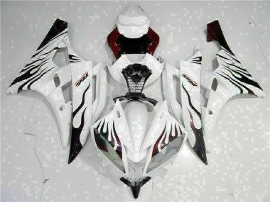 Buy 2006-2007 White Yamaha YZF R6 Motorcyle Fairings UK