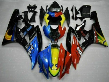 Buy 2006-2007 Yellow Blue Red Yamaha YZF R6 Motorcycle Fairings Kit UK
