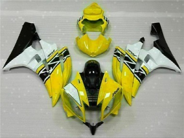 Buy 2006-2007 Yellow White Black Yamaha YZF R6 Motorcylce Fairings UK