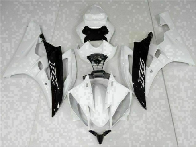 Buy 2006-2007 White Black Yamaha YZF R6 Bike Fairings UK Buy 2006-2007 White Black Yamaha YZF R6 Bike Fairings UK