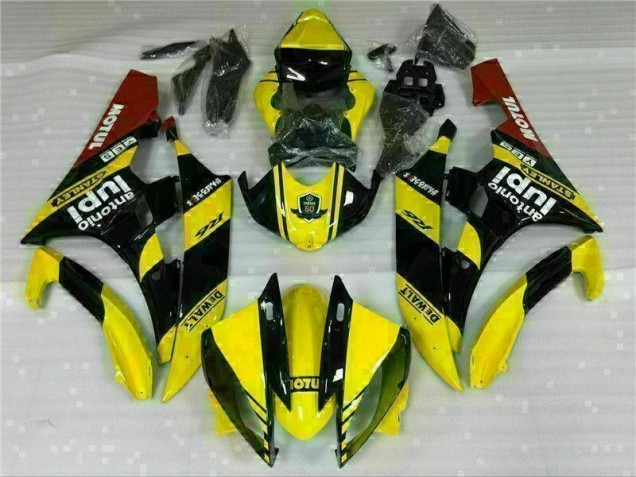 Buy 2006-2007 Yellow Yamaha YZF R6 Motor Bike Fairings UK
