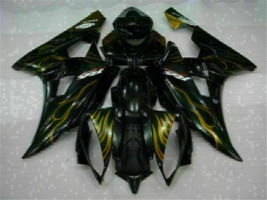 Buy 2006-2007 Black Yamaha YZF R6 Bike Fairing Kit UK