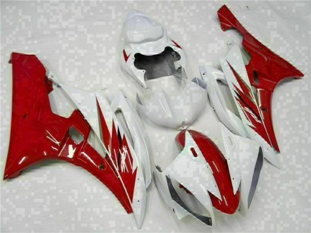 Buy 2006-2007 Red White Yamaha YZF R6 Motorcycle Bodywork UK Buy 2006-2007 Red White Yamaha YZF R6 Motorcycle Bodywork UK