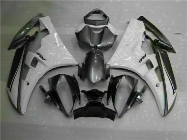 Buy 2006-2007 White Silver Yamaha YZF R6 Moto Fairings UK