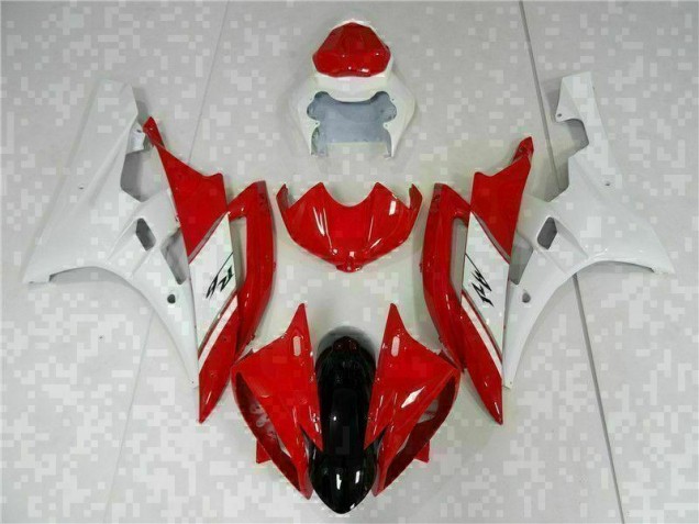 Buy 2006-2007 Red White Yamaha YZF R6 Motorcyle Fairings UK Buy 2006-2007 Red White Yamaha YZF R6 Motorcyle Fairings UK