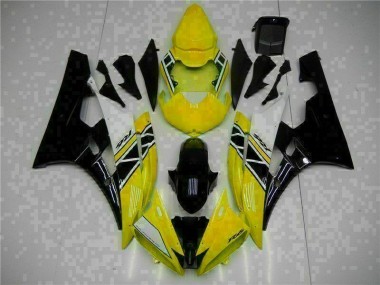 Buy 2006-2007 Yellow Black Yamaha YZF R6 Motorcycle Fairing Kit UK