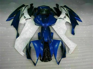 Buy 2006-2007 White Blue Yamaha YZF R6 Bike Fairings UK