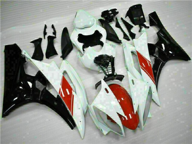 Buy 2006-2007 White Yamaha YZF R6 Replacement Motorcycle Fairings UK