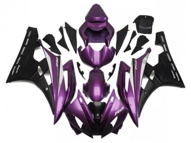 Buy 2006-2007 Purple Black Yamaha YZF R6 Motorcylce Fairings UK