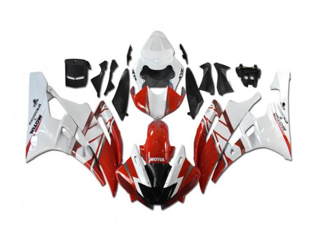 Buy 2006-2007 Red White Yamaha YZF R6 Motorcycle Fairings & Bodywork UK Buy 2006-2007 Red White Yamaha YZF R6 Motorcycle Fairings & Bodywork UK