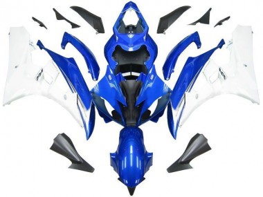 Buy 2006-2007 Blue White Yamaha YZF R6 Motorcycle Fairing Kit UK
