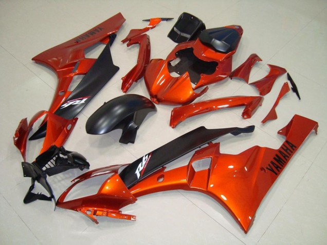 Buy 2006-2007 Orange Matte Black Yamaha YZF R6 Motorcycle Replacement Fairings UK Buy 2006-2007 Orange Matte Black Yamaha YZF R6 Motorcycle Replacement Fairings UK