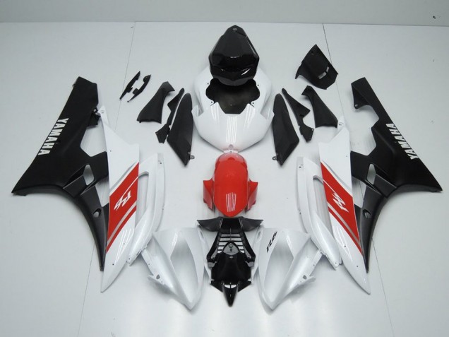 Buy 2006-2007 White Red and Matte Black Yamaha YZF R6 Motorbike Fairings UK Buy 2006-2007 White Red and Matte Black Yamaha YZF R6 Motorbike Fairings UK