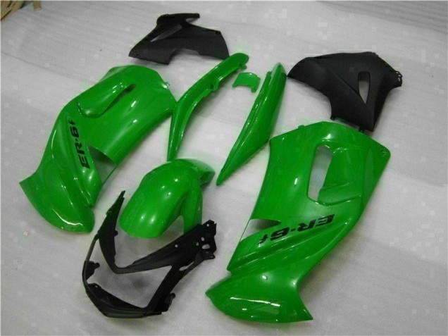 Buy 2006-2008 Green Kawasaki EX650 Motorcycle Fairing Kit UK